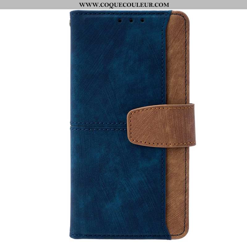 Housse Xiaomi Redmi Note 14 Pro 4G Blocage RFID Effet Daim Bicolore