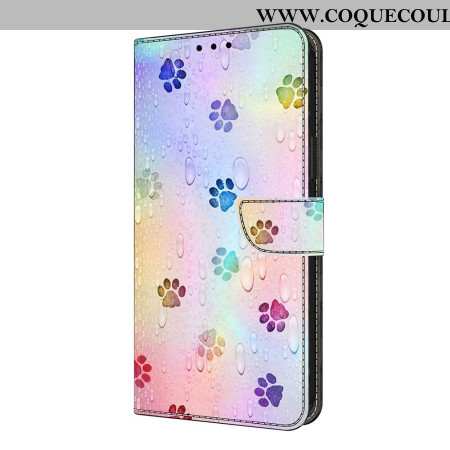 Housse Xiaomi Redmi Note 14 Pro 4G Empreintes de Chat