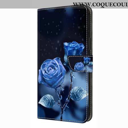 Housse Xiaomi Redmi Note 14 Pro 4G Roses Bleues