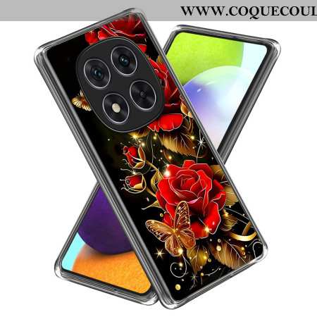 Coque Xiaomi Redmi Note 14 Pro 4G Papillons et Roses