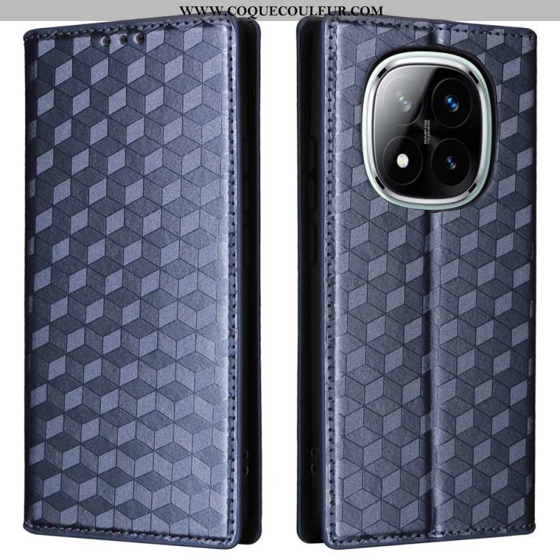 Flip Cover Xiaomi Redmi Note 14 Pro 4G Losanges 3D