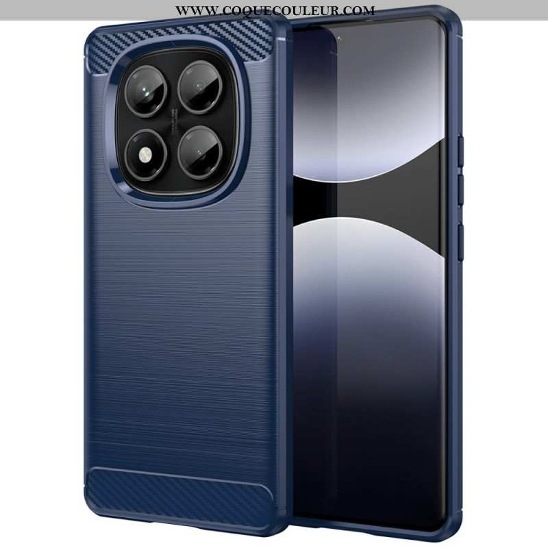 Coque Xiaomi Redmi Note 14 Pro 4G Fibre Carbone Brossée