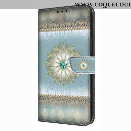 Housse Xiaomi Redmi Note 14 Pro 4G Motif Floral Rétro