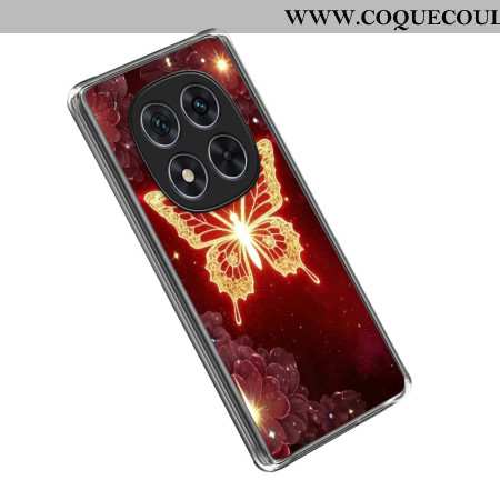 Coque Xiaomi Redmi Note 14 Pro 4G Papillon Doré