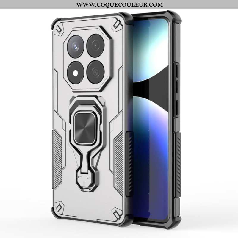 Coque Xiaomi Redmi Note 14 Pro 4G Ultra Résistante avec Support Rotatif
