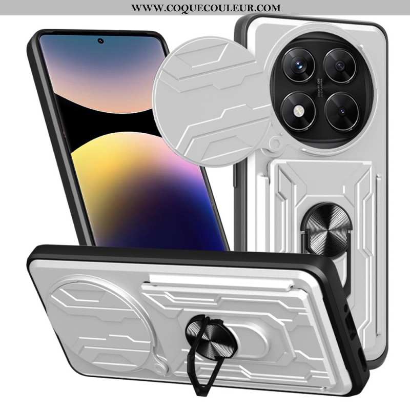 Coque Xiaomi Redmi Note 14 Pro 4G Ultra Résistante avec Support et Protecteur Objectif