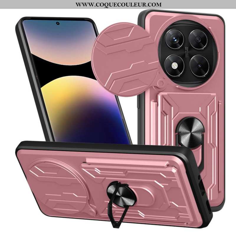 Coque Xiaomi Redmi Note 14 Pro 4G Ultra Résistante avec Support et Protecteur Objectif