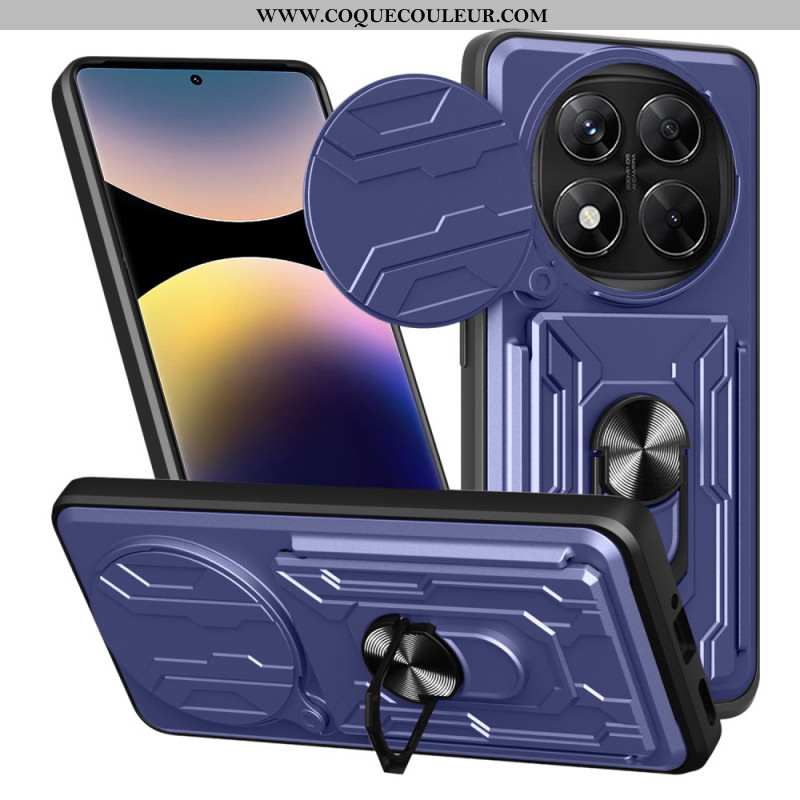 Coque Xiaomi Redmi Note 14 Pro 4G Ultra Résistante avec Support et Protecteur Objectif