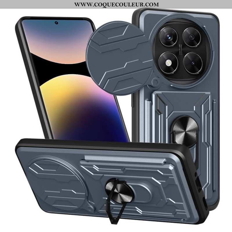 Coque Xiaomi Redmi Note 14 Pro 4G Ultra Résistante avec Support et Protecteur Objectif