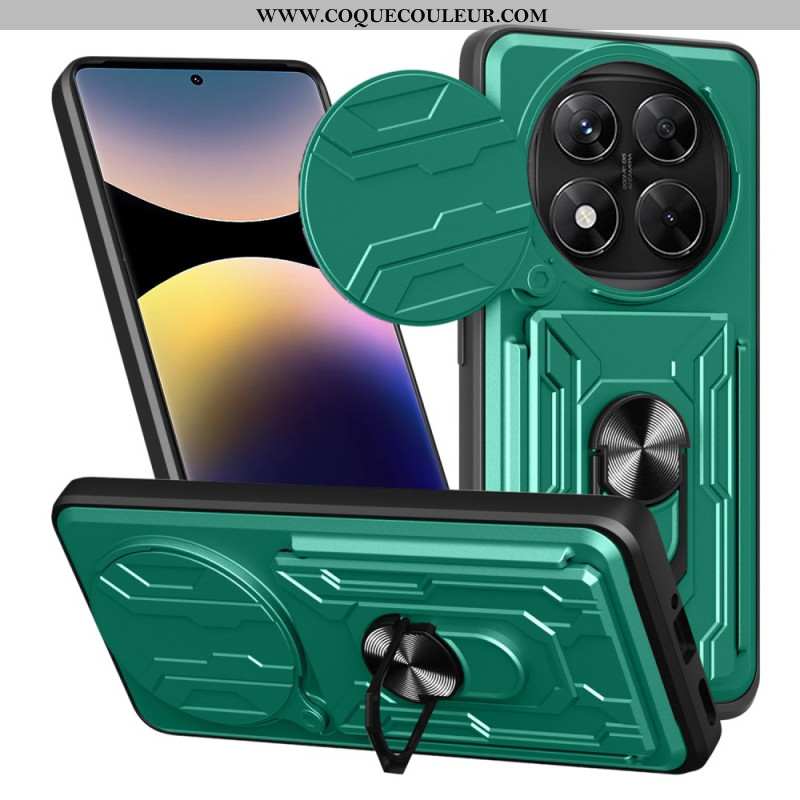 Coque Xiaomi Redmi Note 14 Pro 4G Ultra Résistante avec Support et Protecteur Objectif