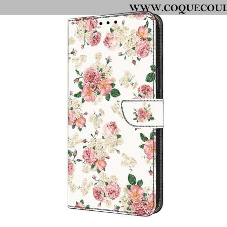 Housse Xiaomi Redmi Note 14 Pro 4G Pivoines