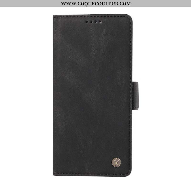 Flip Cover Xiaomi Redmi Note 14 Pro 4G Effet Daim YKATU