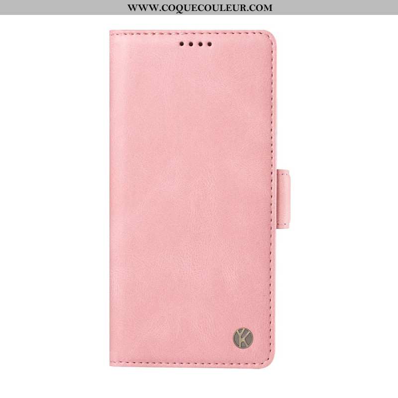 Flip Cover Xiaomi Redmi Note 14 Pro 4G Effet Daim YKATU