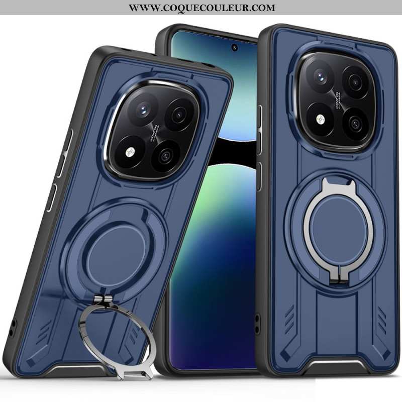 Coque Xiaomi Redmi Note 14 Pro 4G Compatible MagSafe avec Support Rotatif