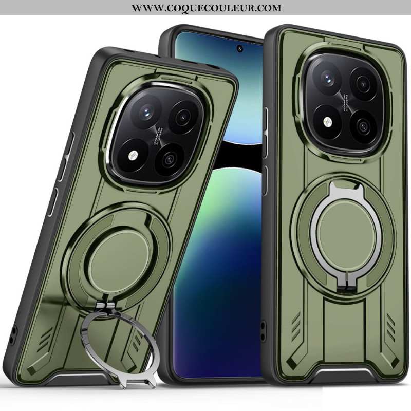 Coque Xiaomi Redmi Note 14 Pro 4G Compatible MagSafe avec Support Rotatif