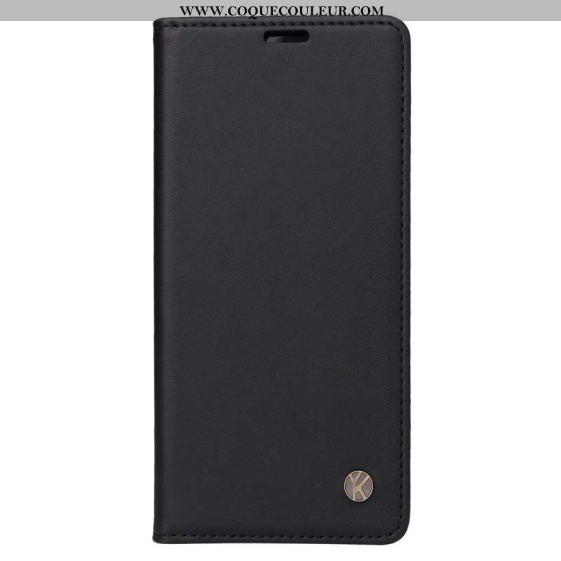 Flip Cover Xiaomi Redmi Note 14 Pro Plus 5G / 14 Pro 5G / Poco X7 Simili Cuir YIKATU