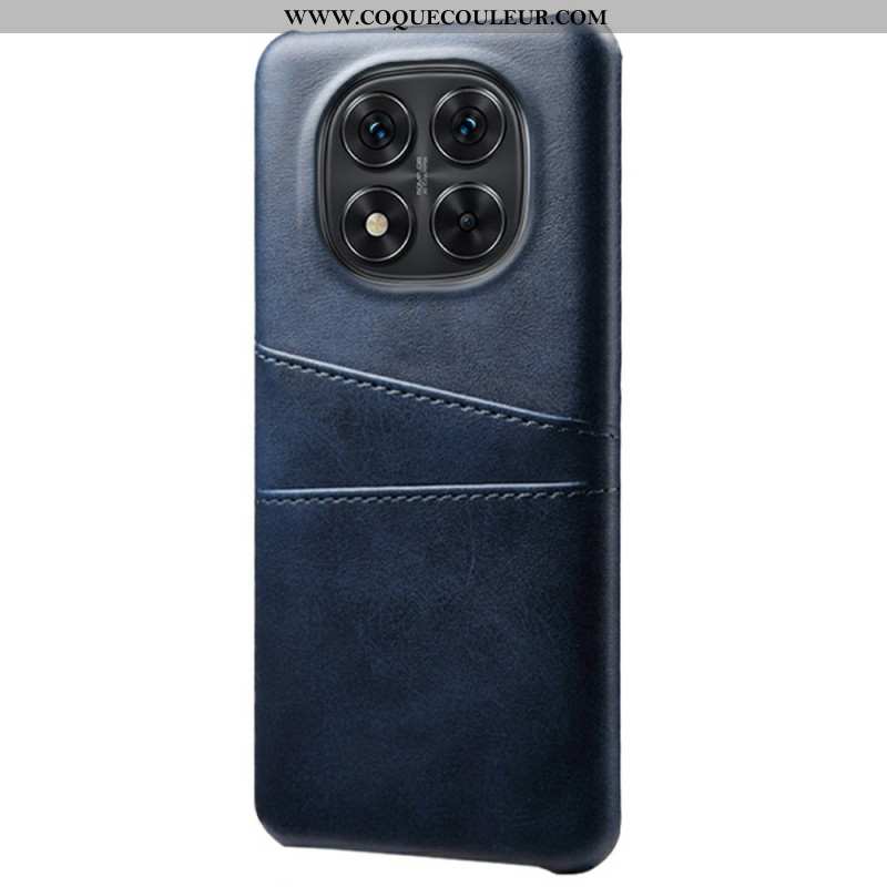 Coque Xiaomi Redmi Note 14 Pro 5G / Poco X7 Effet Cuir Double Porte-Cartes