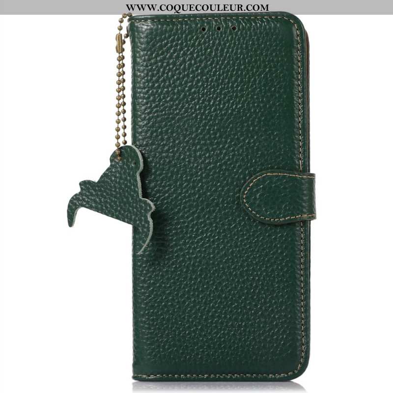 Housse Xiaomi Redmi Note 14 Pro Plus 5G / 14 Pro 5G / Poco X7 Cuir Véritable Blocage RFID