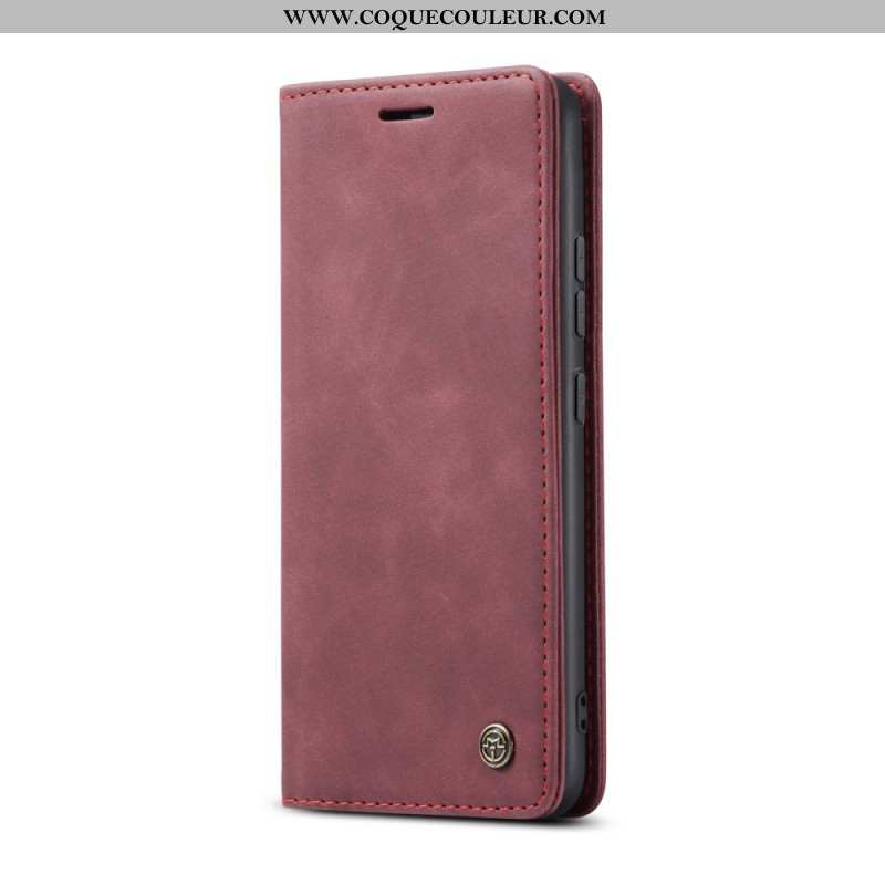 Flip Cover Xiaomi Redmi Note 14 Pro 5G / Poco X7 Effet Daim CASEME