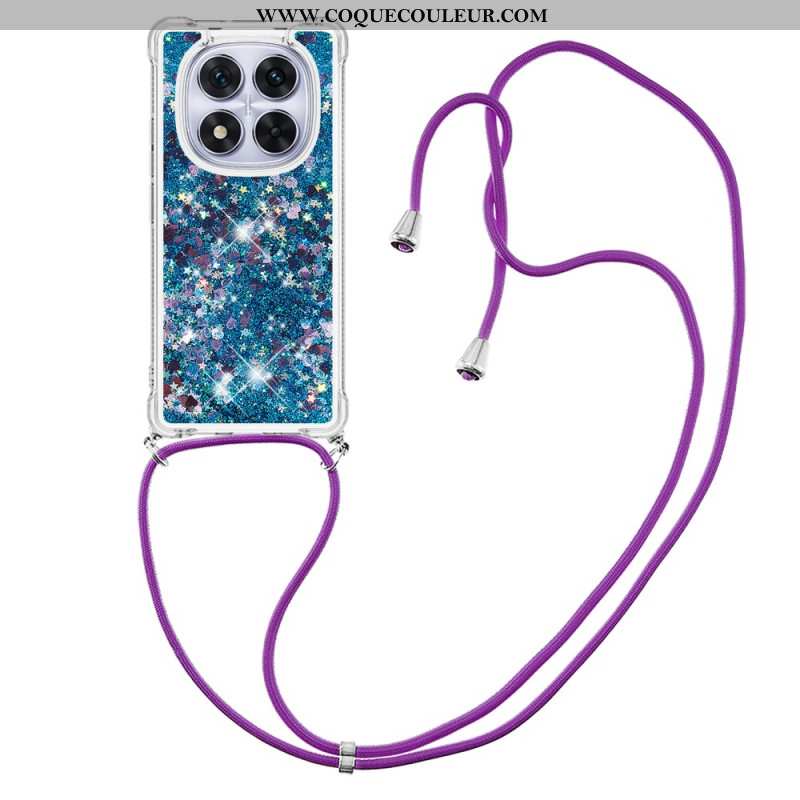 Coque à Cordon Xiaomi Redmi Note 14 Pro 5G / Poco X7 5G Paillettes