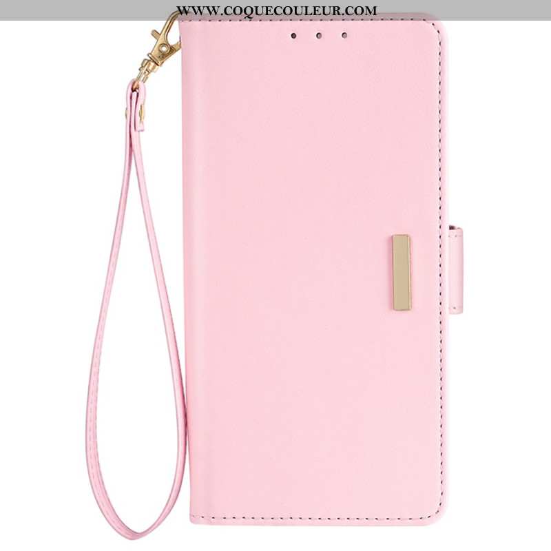 Housse Xiaomi Redmi Note 14 Pro 5G / Poco X7 Fermoir Doré