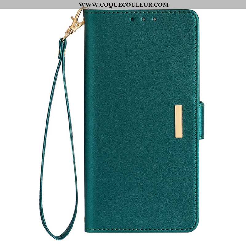 Housse Xiaomi Redmi Note 14 Pro 5G / Poco X7 Fermoir Doré