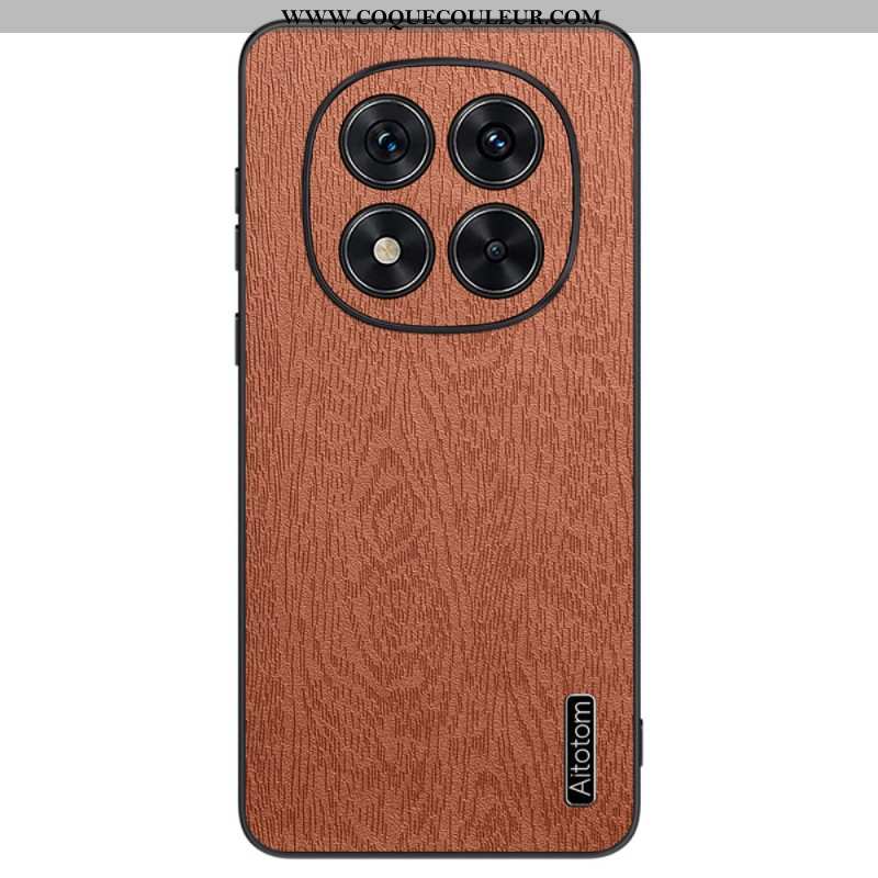 Coque Xiaomi Redmi Note 14 Pro 5G / Poco X7 Simili Cuir Textiuré