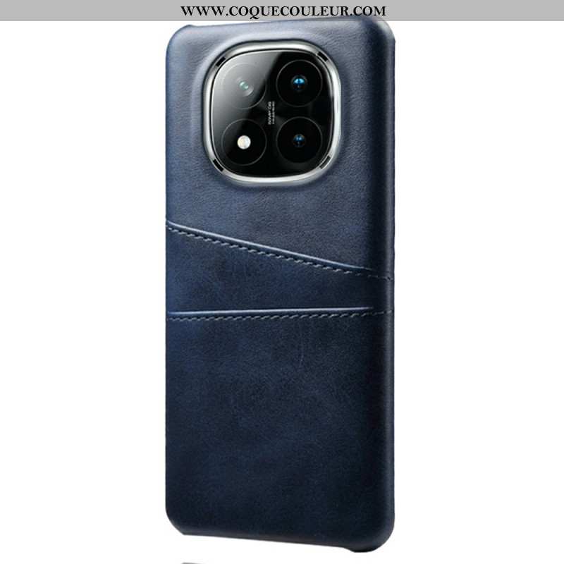 Coque Xiaomi Redmi Note 14 Pro Plus 5G Effet Cuir Porte-Cartes