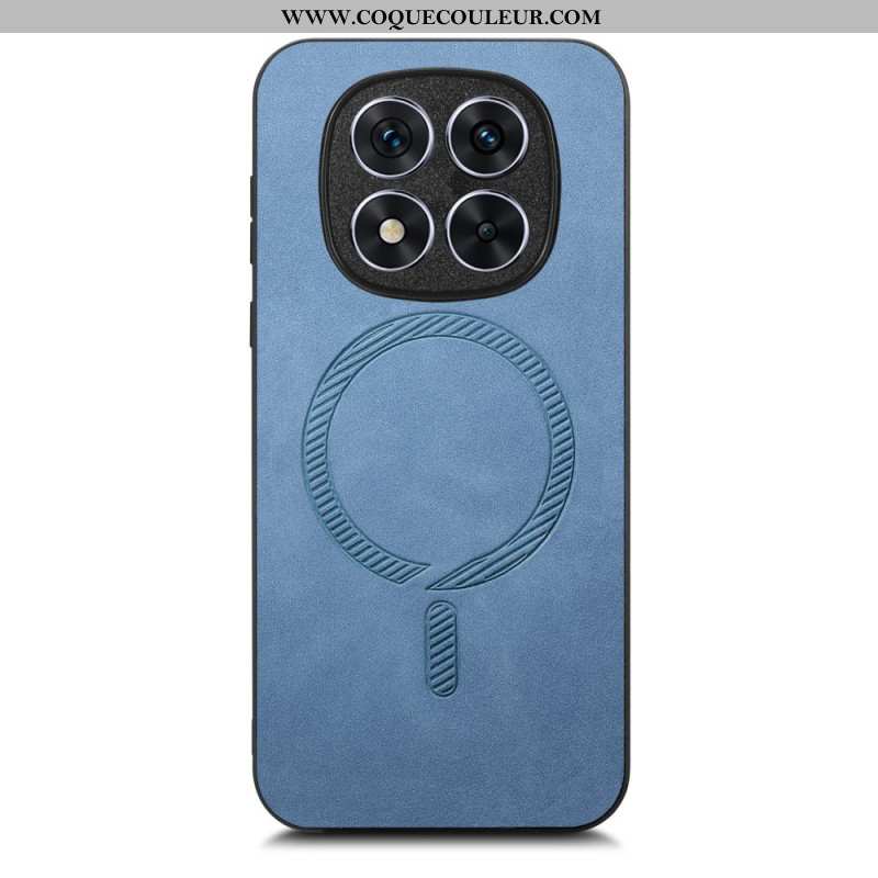 Coque Xiaomi Redmi Note 14 Pro Plus 5G Effet Cuir Compatible MagSafe
