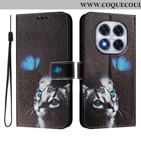 Housse Xiaomi Redmi Note 14 Pro Plus 5G / 14 Pro 5G / Poco X7 Motif Papillon et Chat