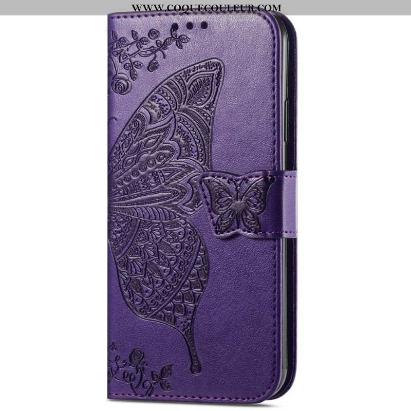 Housse Xiaomi Redmi Note 14 Pro Plus 5G Papillon Baroque