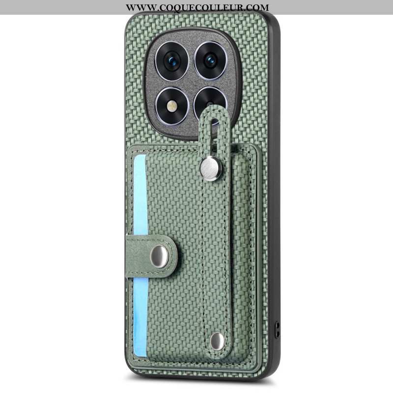 Coque Xiaomi Redmi Note 14 Pro Plus 5G avec Porte-Cartes et Sangle Manuelle