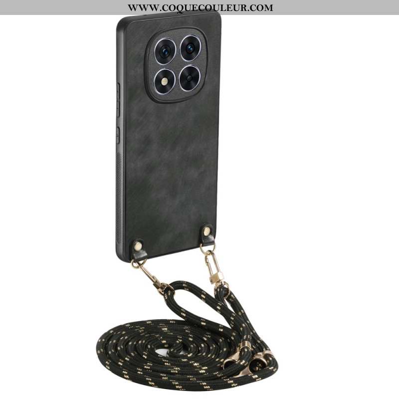 Coque à Cordon Xiaomi Redmi Note 14 ProPlus 5G Effet Cuir