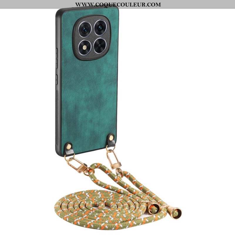 Coque à Cordon Xiaomi Redmi Note 14 ProPlus 5G Effet Cuir