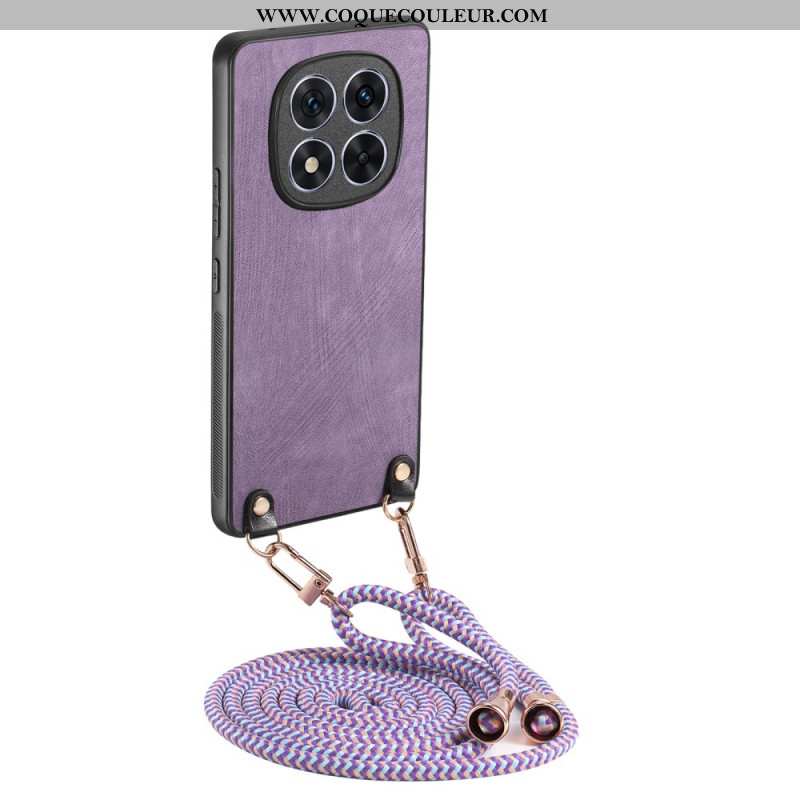 Coque à Cordon Xiaomi Redmi Note 14 ProPlus 5G Effet Cuir