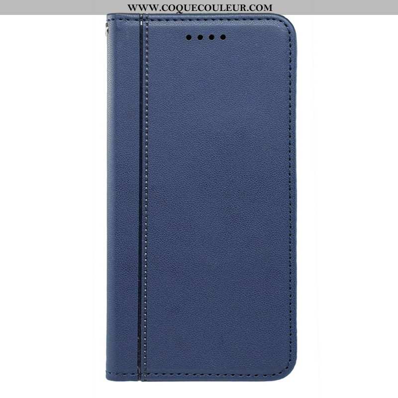 Flip Cover Xiaomi Redmi Note 14S Liseré à Lanière