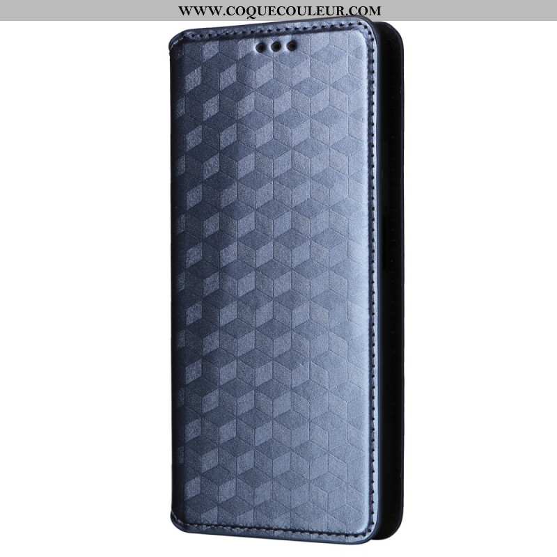 Flip Cover Xiaomi Redmi Note 14S / Note 13 Pro 4G / Poco M6 Pro 4G Motif Losange