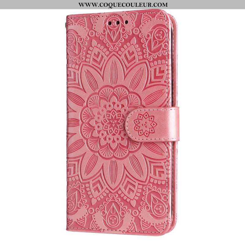 Housse Xiaomi Redmi Note 14S / Note 13 Pro 4G / Poco M6 Pro 4G Mandala à Lanière