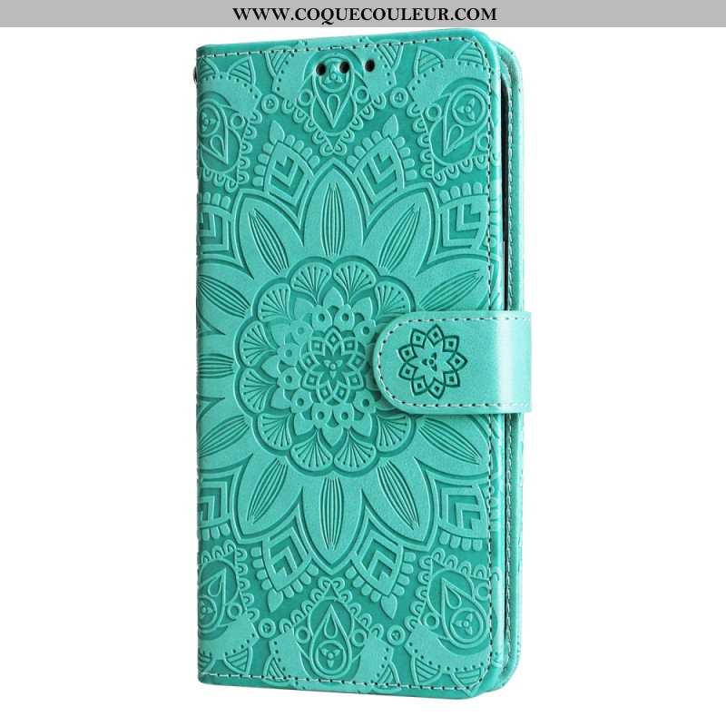 Housse Xiaomi Redmi Note 14S / Note 13 Pro 4G / Poco M6 Pro 4G Mandala à Lanière
