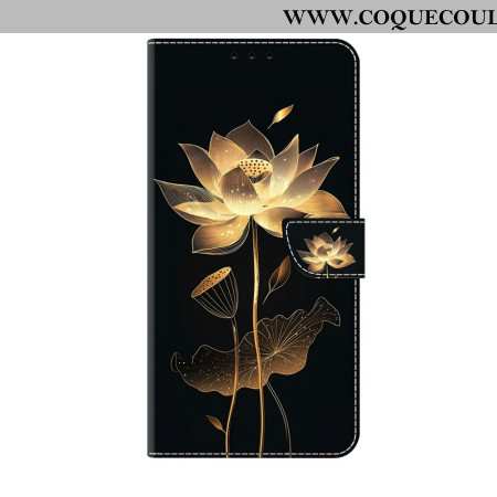 Housse Xiaomi Redmi Note 15 5G / Poco M8 5G Lotus Doré