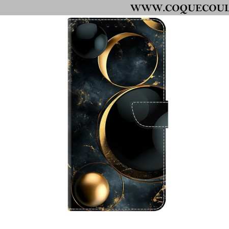 Housse Xiaomi Redmi Note 15 5G / Poco M8 5G Anneaux Dorés