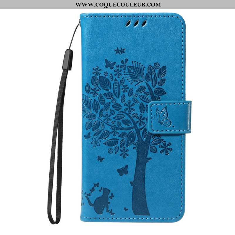 Housse Xiaomi Redmi Note 15 5G / 4G / Poco M8 5G Motif Chat et Arbre