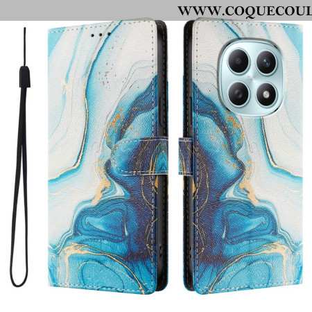 Housse Xiaomi Redmi Note 15 5G / 4G / Poco M8 5G Marbre Bleu