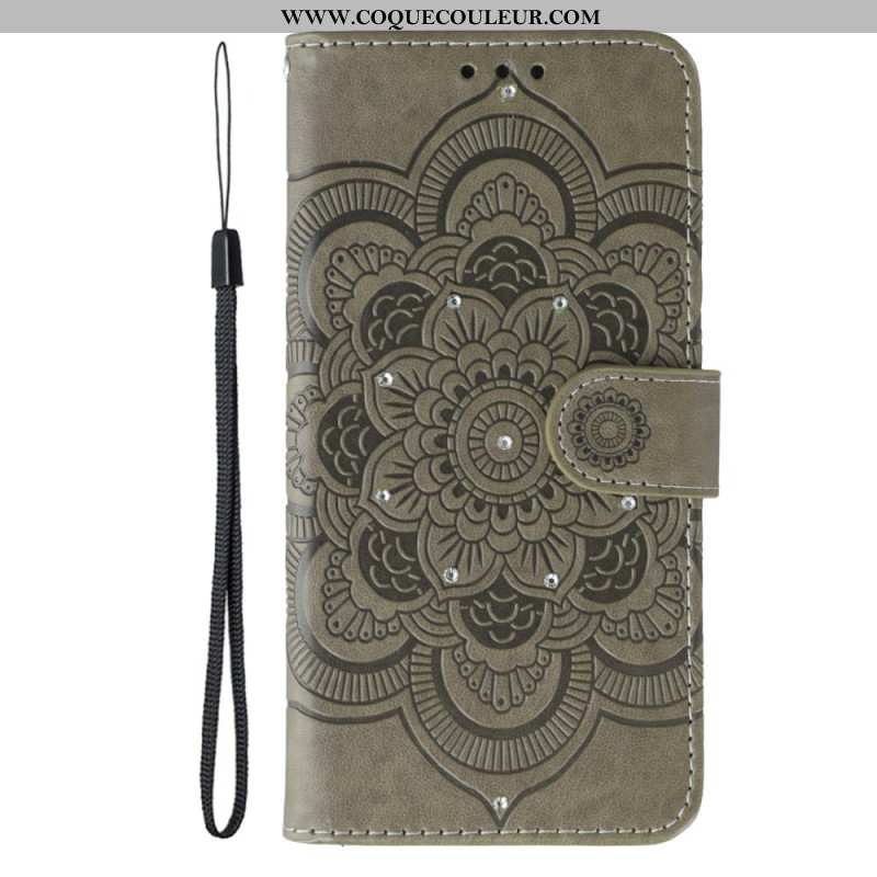 Housse Xiaomi Redmi Note 15 5G / 4G / Poco M8 5G Mandala et Strass