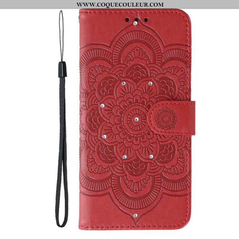 Housse Xiaomi Redmi Note 15 5G / 4G / Poco M8 5G Mandala et Strass