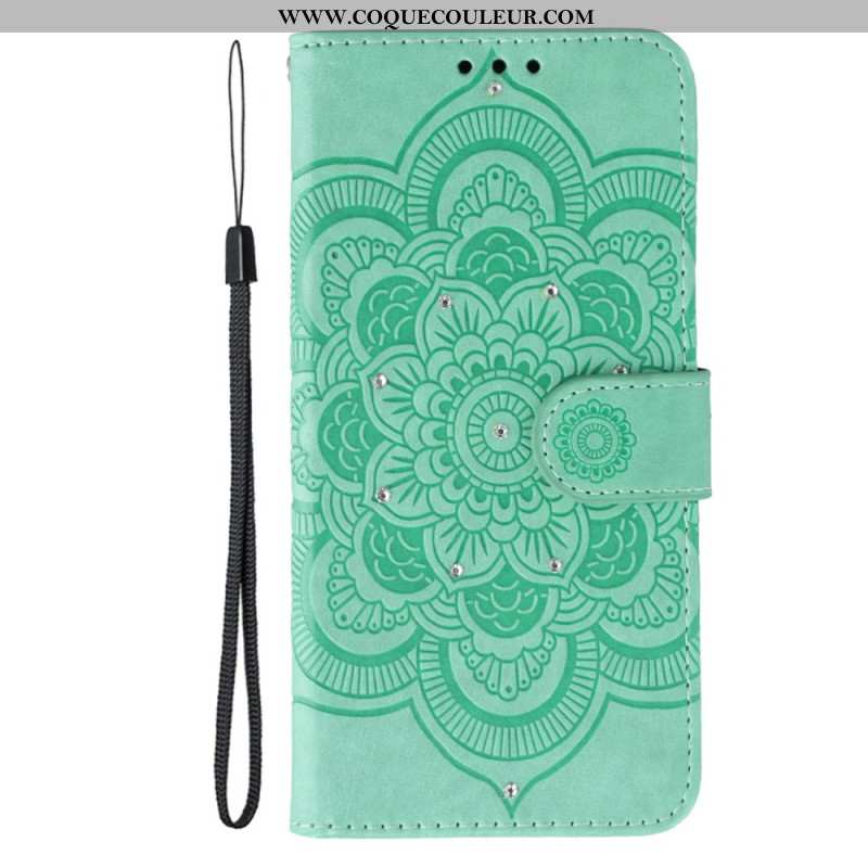 Housse Xiaomi Redmi Note 15 5G / 4G / Poco M8 5G Mandala et Strass