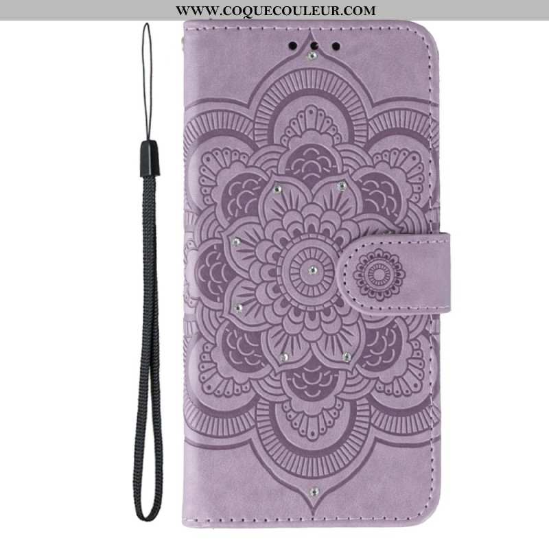 Housse Xiaomi Redmi Note 15 5G / 4G / Poco M8 5G Mandala et Strass