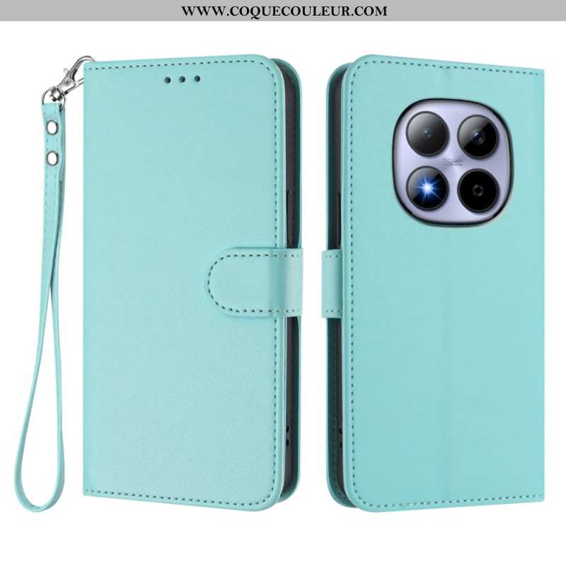 Housse Xiaomi Redmi Note 15 Pro 5G Classique avec Lanière