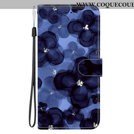 Housse Xiaomi Redmi Note 15 Pro 5G Fleurs Bleues
