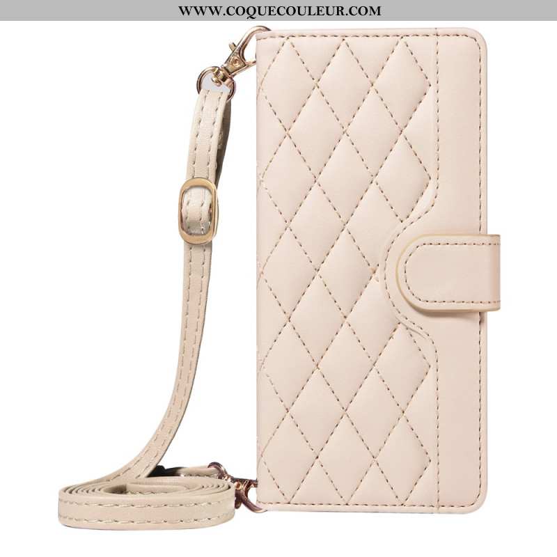 Housse Xiaomi Redmi Note 15 Pro 5G Matelassée avec Sangles